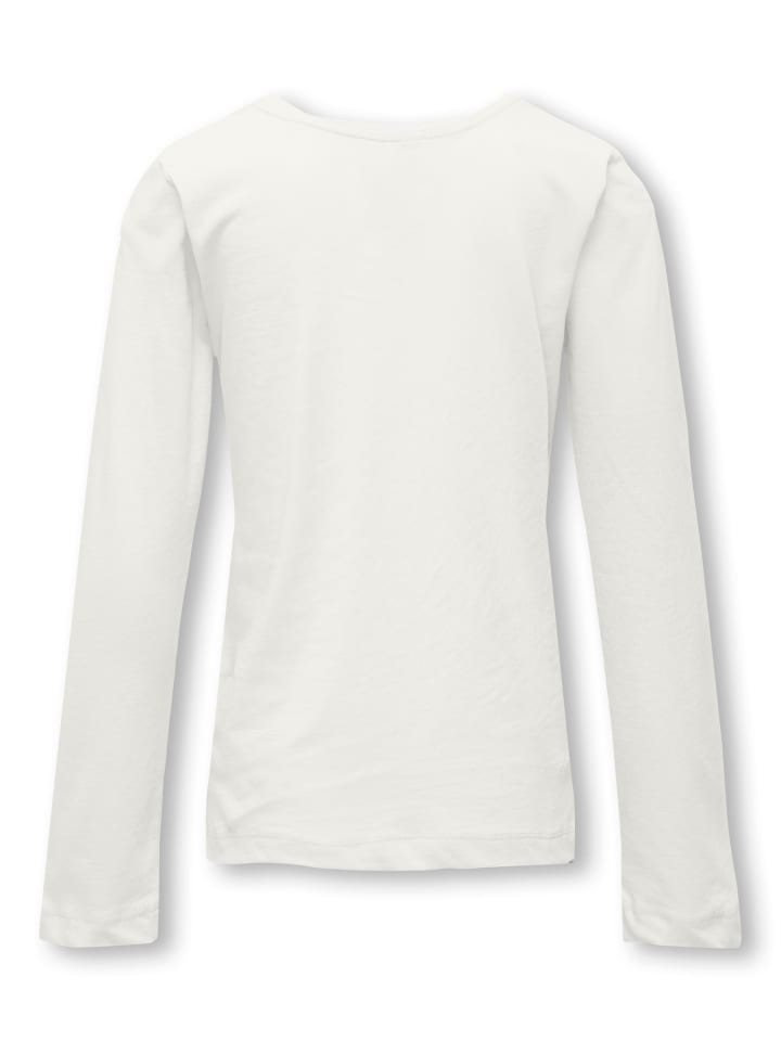 KIDS ONLY Langarmshirt in cloud dancer günstig kaufen