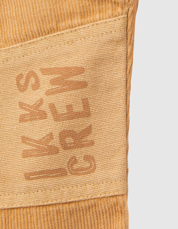 Pantalon camel mix matières élastiqué bébé garçon