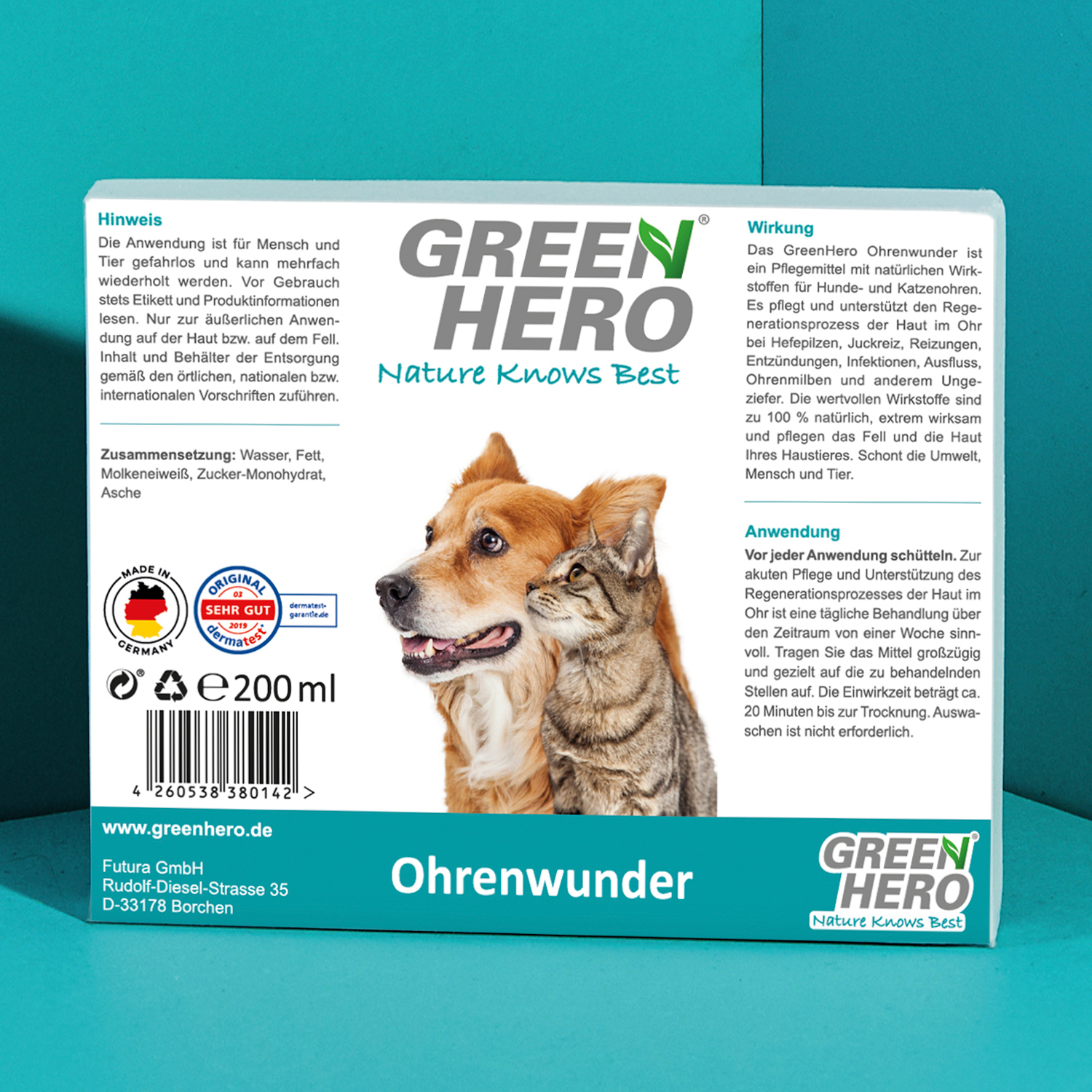 Greenhero Augen- & Ohrenpflege Greenhero Ohrenwunder
