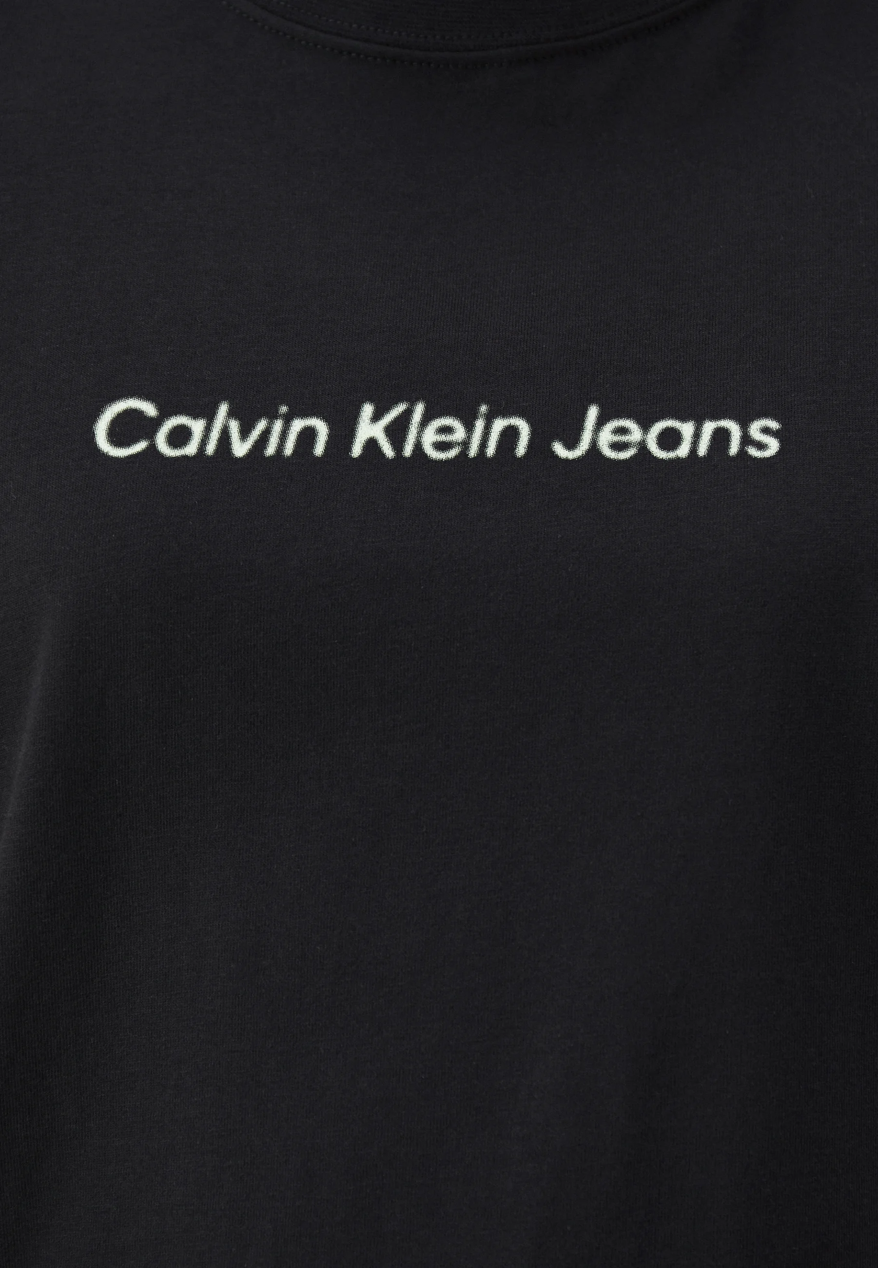 Calvin Klein Jeans MIRRORED LOGO TEE UNISEX - Camiseta con estampado