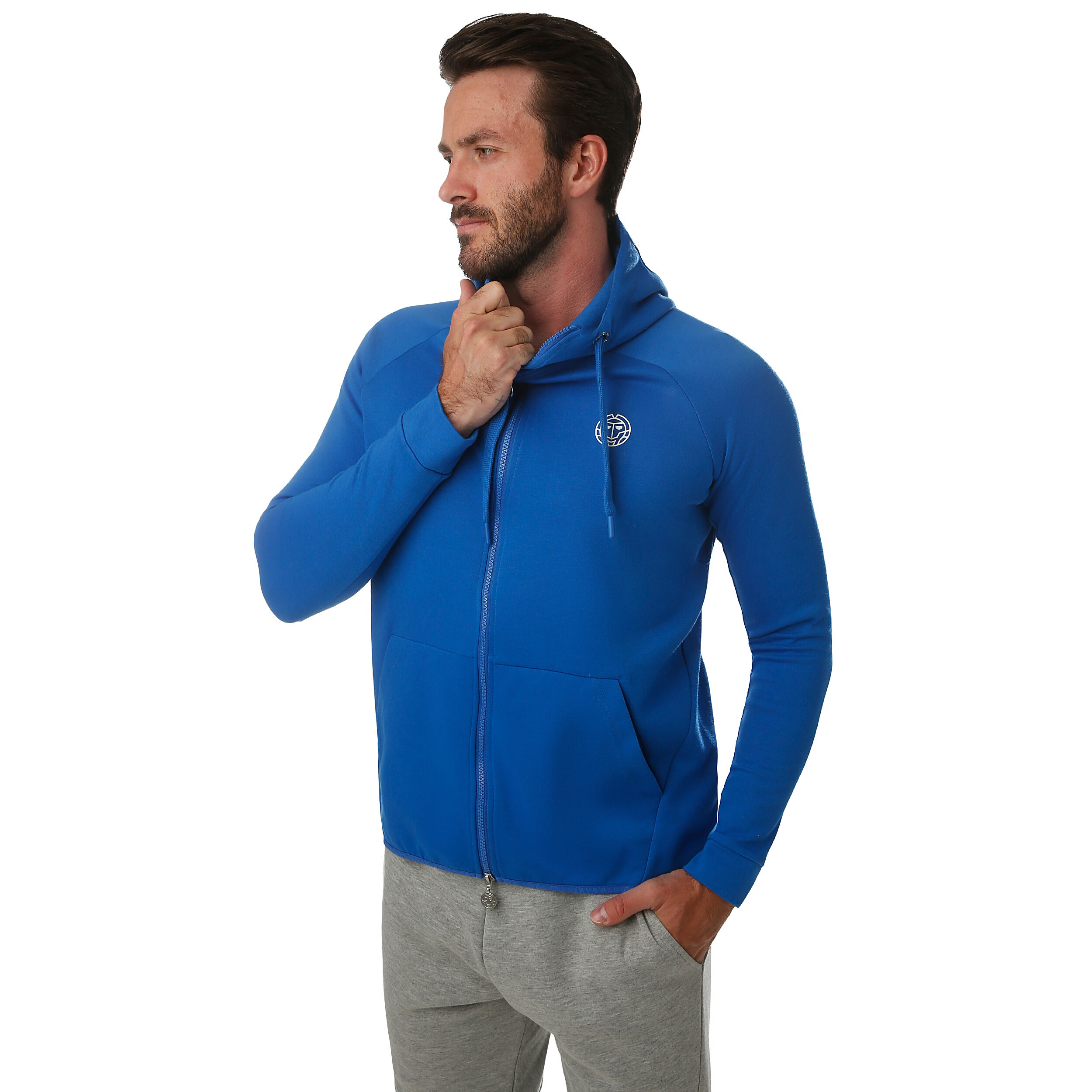 Jamol Tech Trainingsjacke Herren - Blau, Weiß