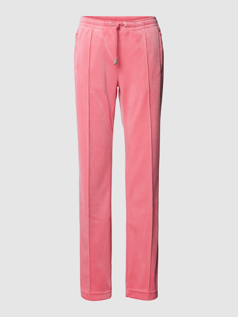 Trackpants mit fixierten Bügelfalten Modell 'TINA' in pink