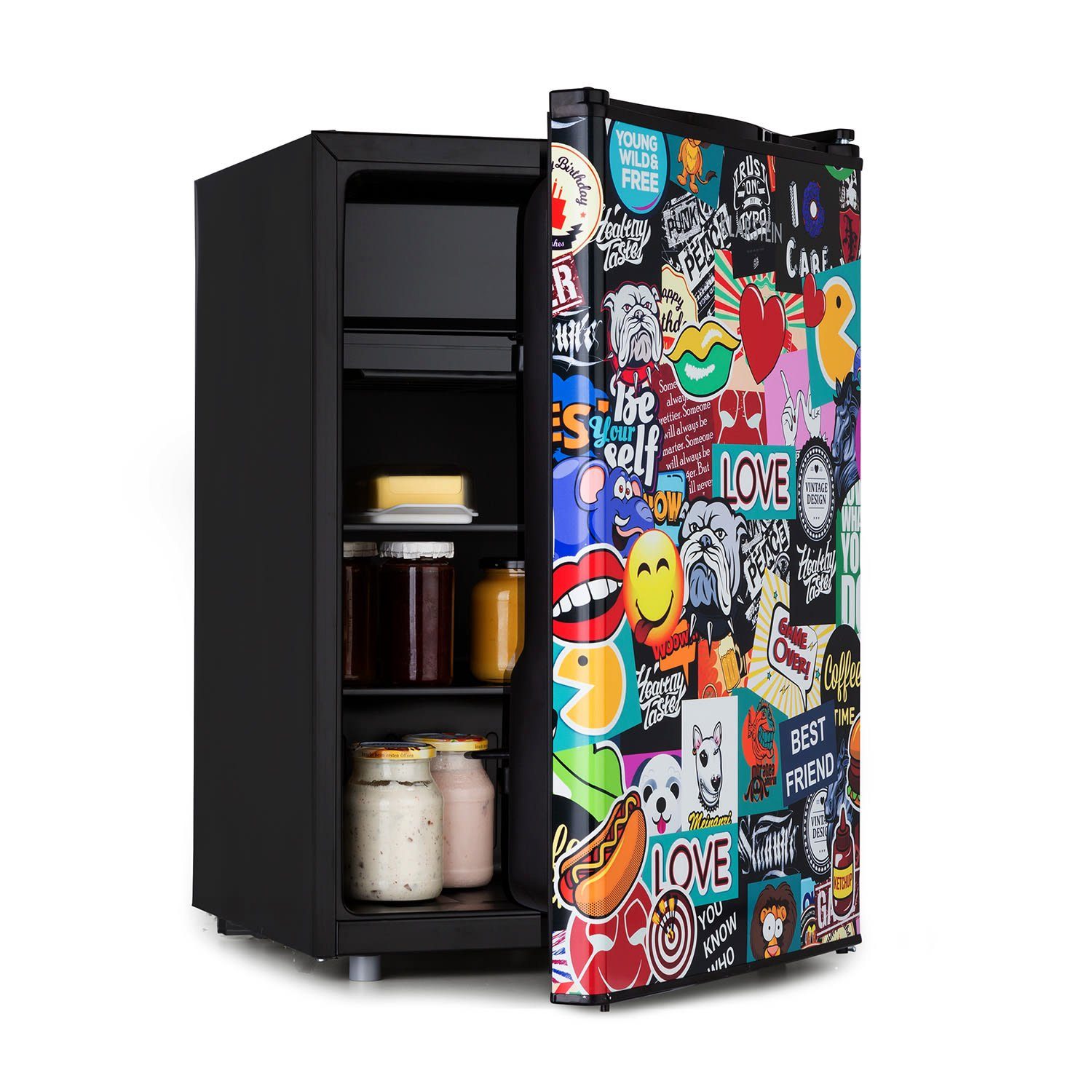 Klarstein Table Top Kühlschrank HEA14-CoolVibe-70L 10035252, 47 cm hoch, 44.5 cm breit