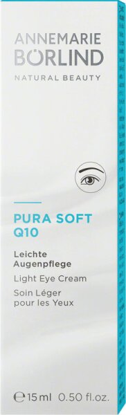 ANNEMARIE BÖRLIND PURA SOFT Q10 Leichte Augenpflege Augencreme