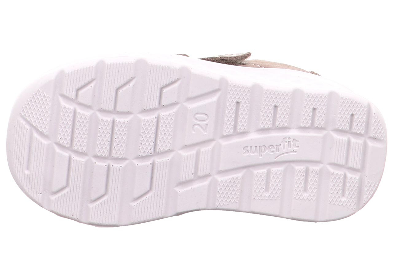 BREEZE - Beige/Gelb Sneaker low mit Klettverschluss