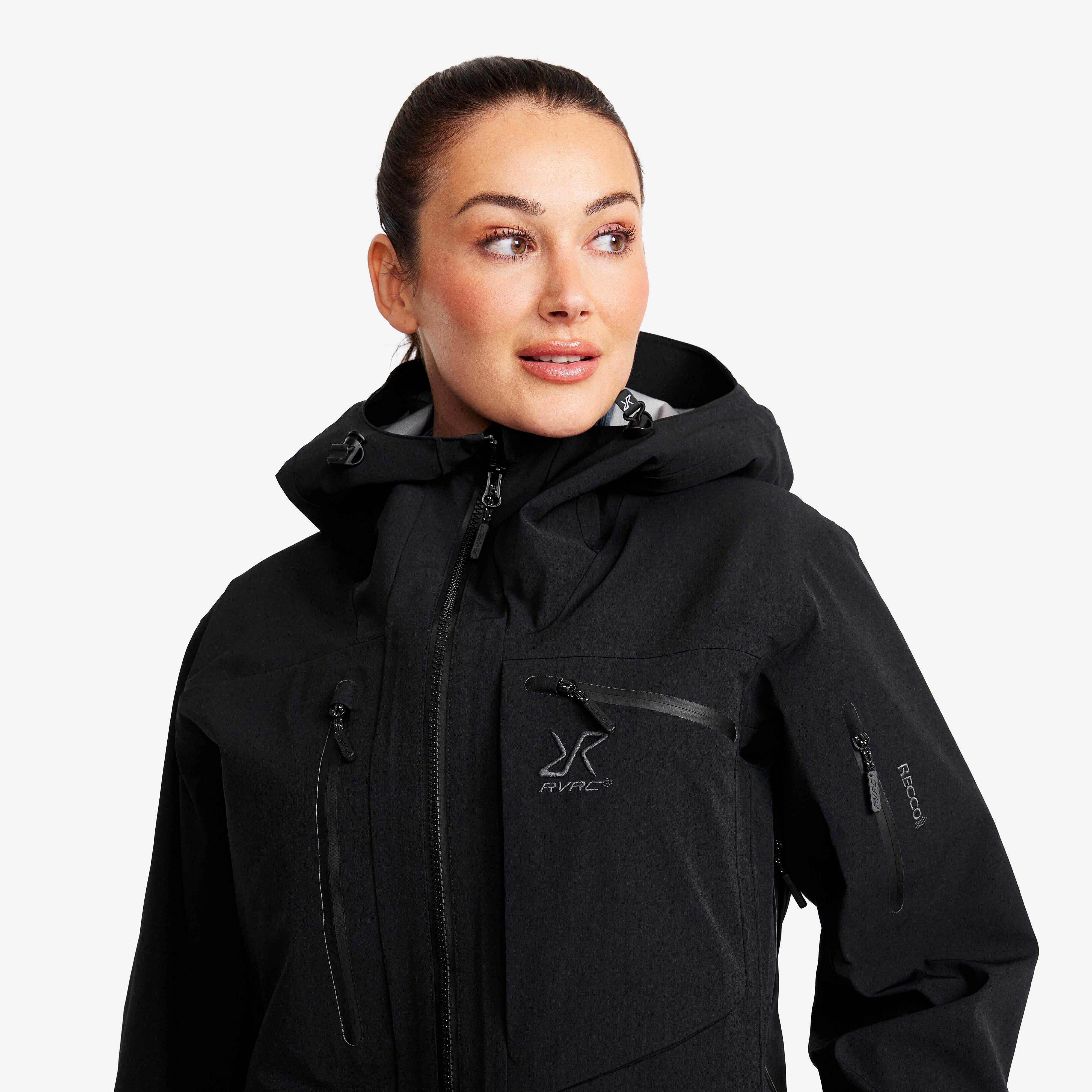 Cyclone Long 3L Jacket Femme Black