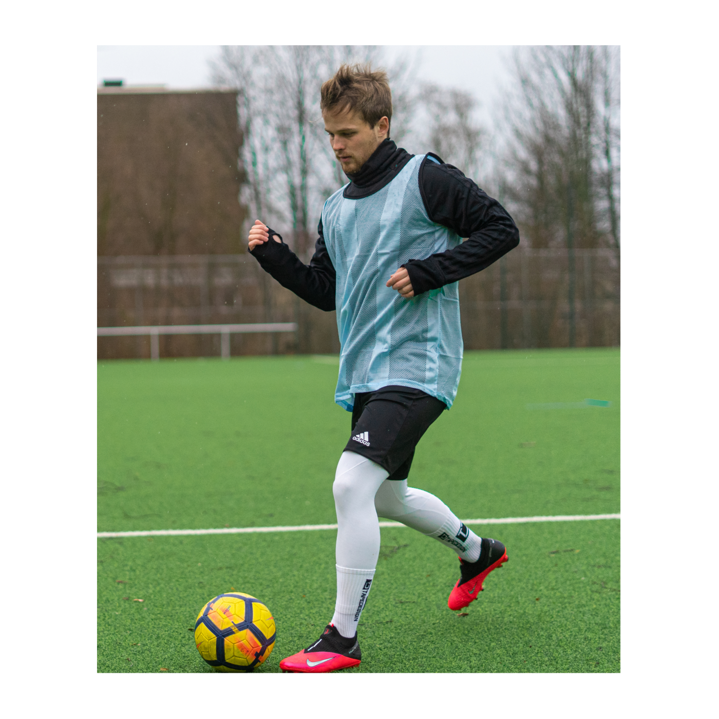 Cawila Trainingsleibchen UNI 3er Set Skyblue | Leibchen Fußball