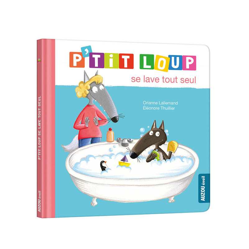 Livre P'tit loup se lave tout seul - Auzou