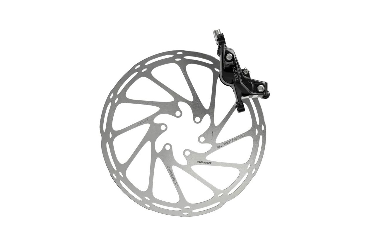 SRAM Level Silver Stealth 4-Kolben Scheibenbremse - vorn
