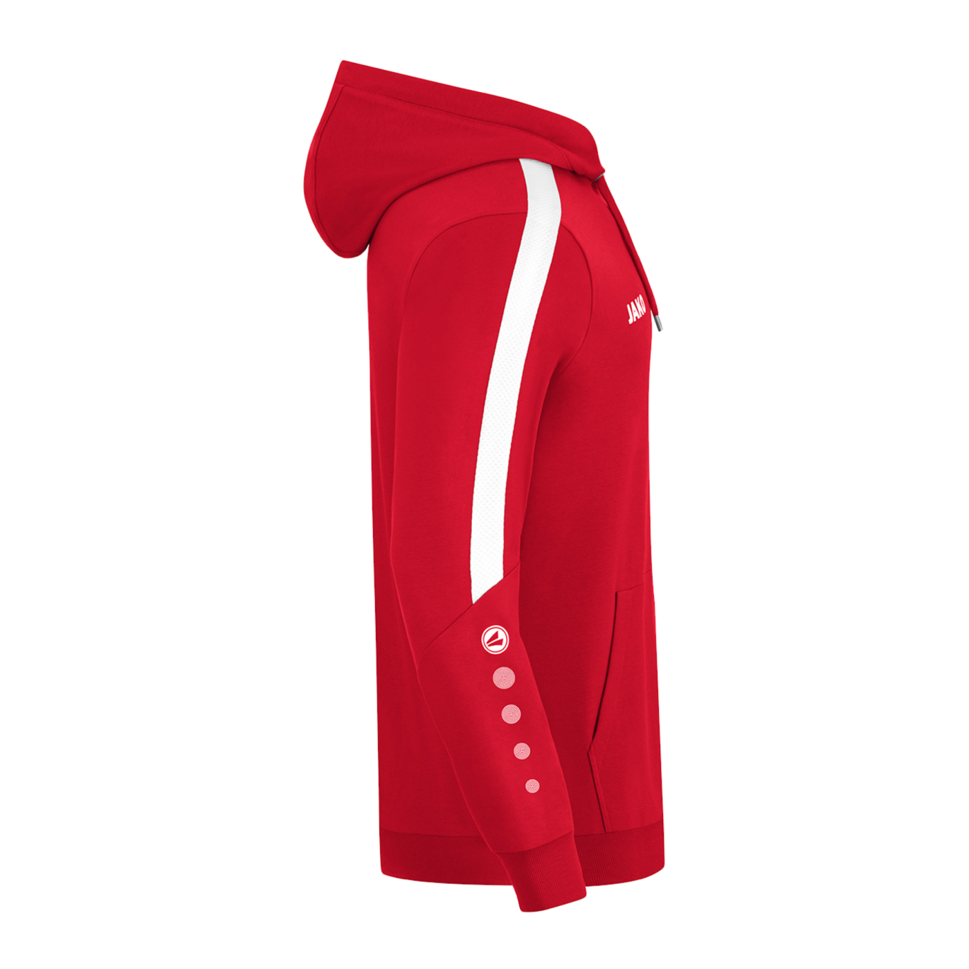 JAKO Power Hoody Kids Rot Weiss F100