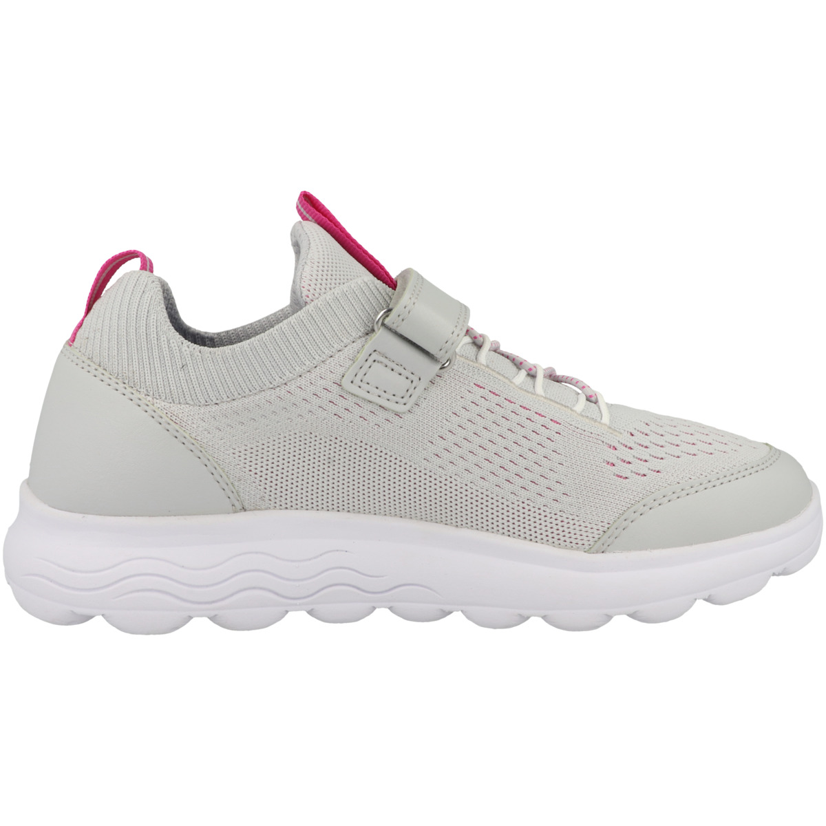 Geox J Spherica G. B Sneaker Low hellgrau