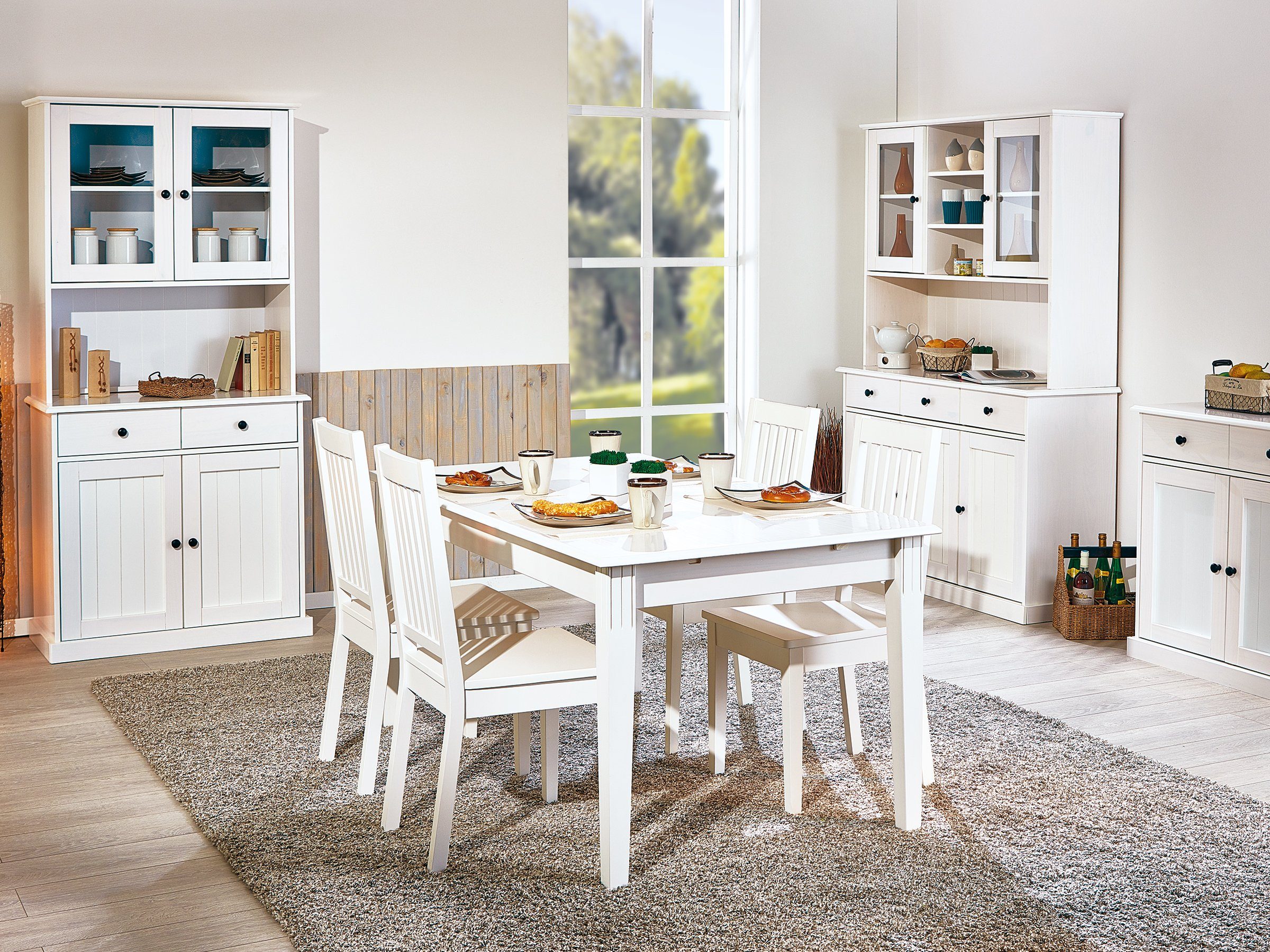 Inter Link Buffet Westerland aus Kiefer Massivholz