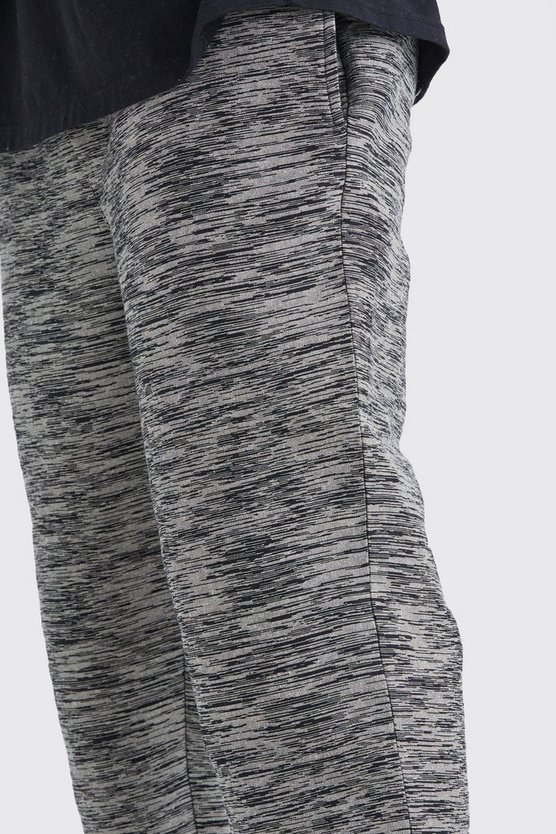 Gerade Jacquard Cargo-Hose mit elastischem Bund