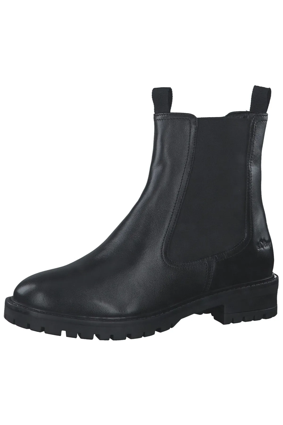 s.Oliver  Stiefelette - Schwarz - Blockabsatz