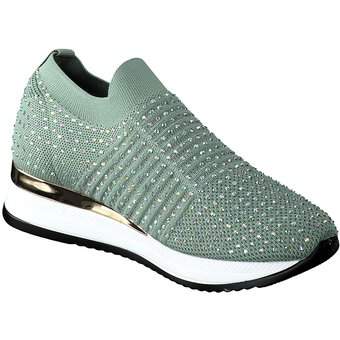 Barbarella Slip On Sneaker in grün