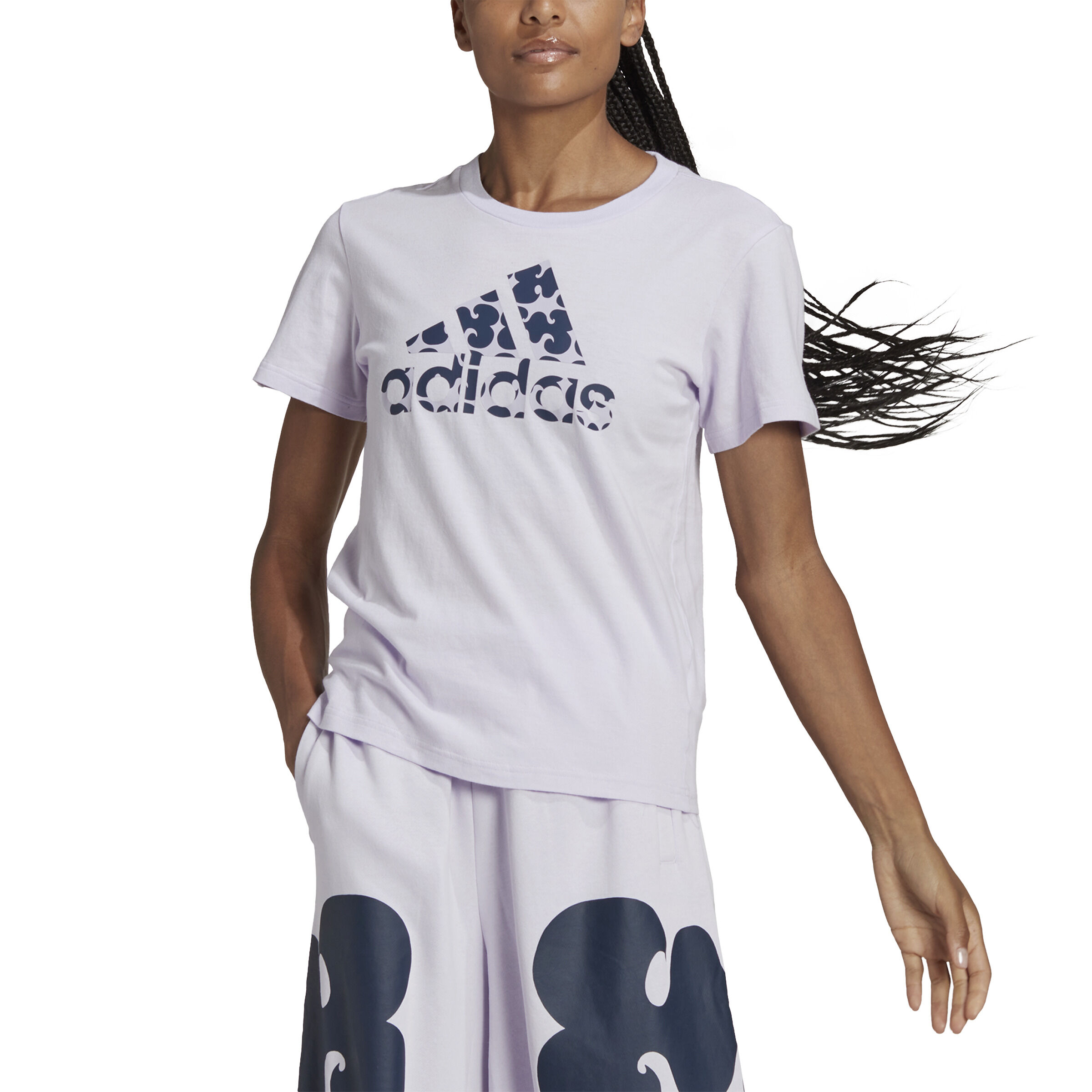 Marimekko Graphic T-Shirt Damen - Flieder, Lila