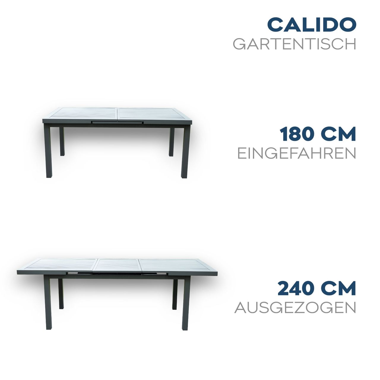 Home Deluxe Sitzgruppe CALIDO MADERA 10 Stühle