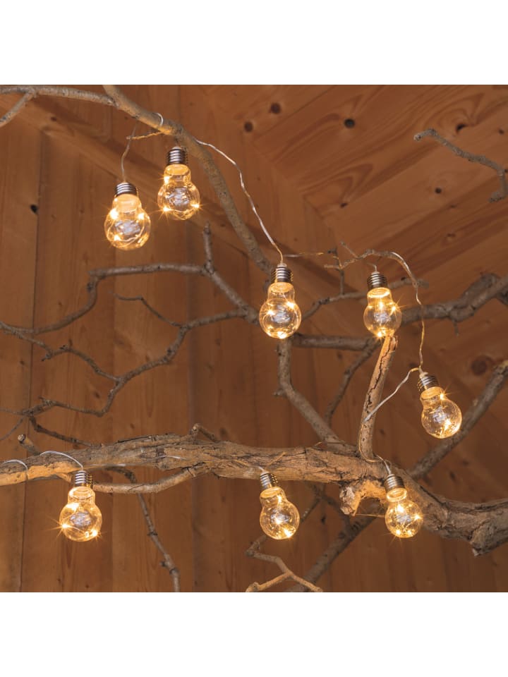 MARELIDA LED Solar Lichterkette 10 Glühbirnen in transparent - L: 4,5m günstig kaufen onesize
