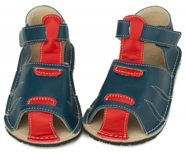 ZeaZoo ~ (W) Sandale Shell ~ Rot/Blau