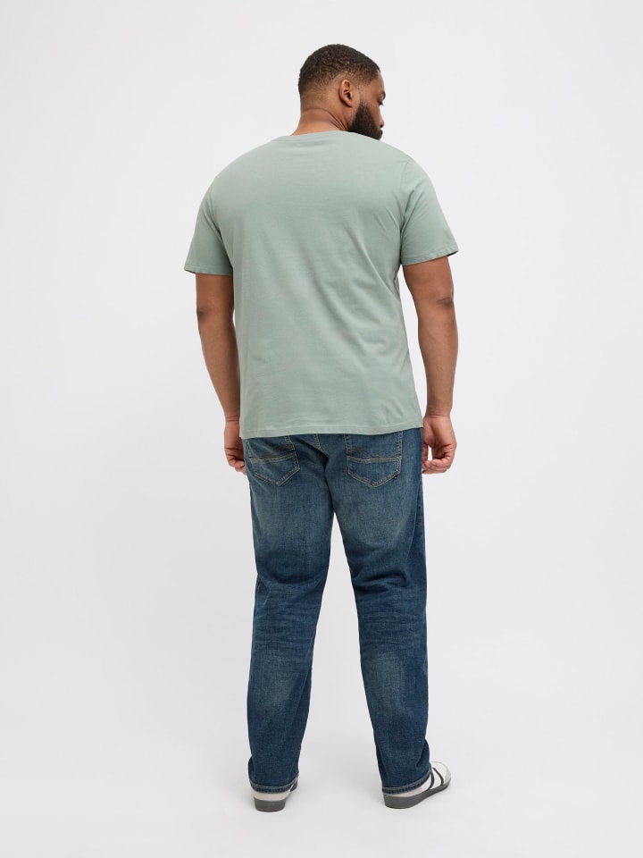 JACK & JONES PLUS T-shirt in Iceberg Green günstig kaufen
