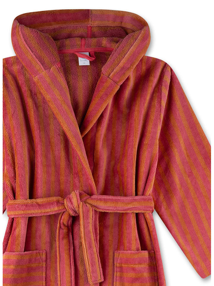Sanetta Bademantel in Rot/ Orange günstig kaufen