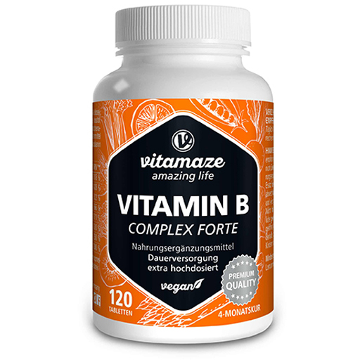 VITAMIN B COMPLEX extra hochdosiert vegan Tabl.  120 St  Tabletten