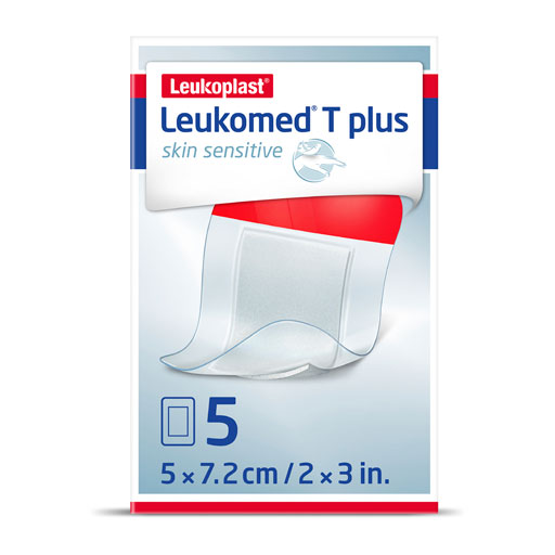 LEUKOMED T plus skin sensitive steril 5x7,2 cm  5 St  Pflaster