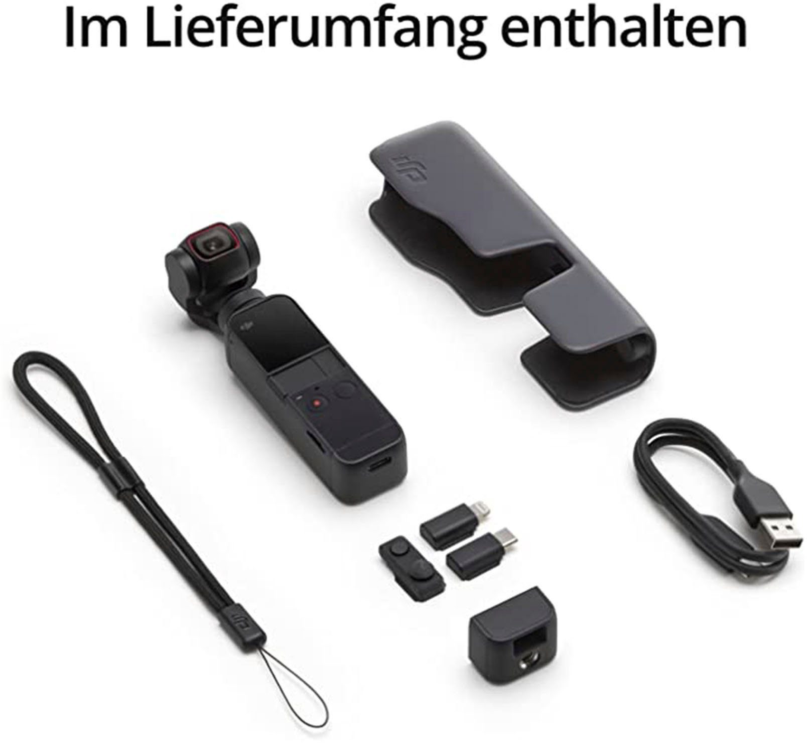 DJI Pocket 2 Gimbal (64 MP hochauflösendes Foto, 1/1.7” CMOS, Slow Motion, Livestreaming)