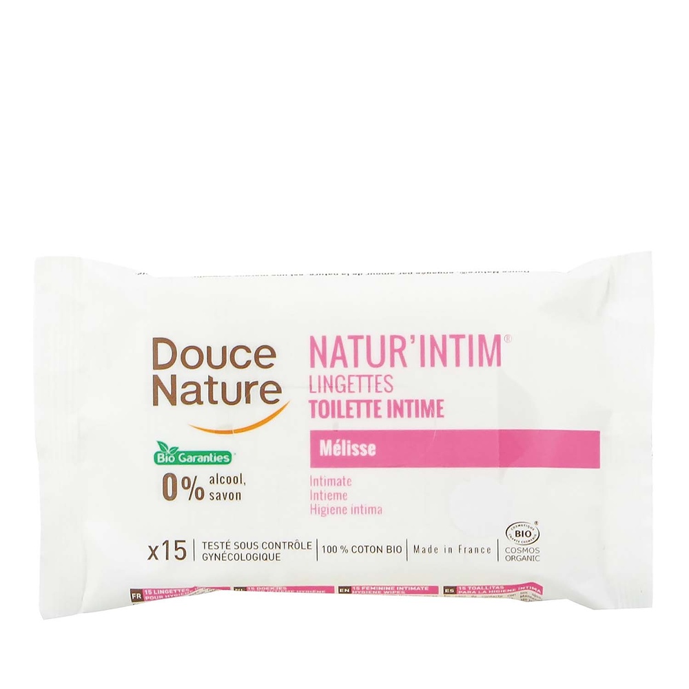 douce nature LINGETTE NATUR'INTIM LINGETTES INTIMES
