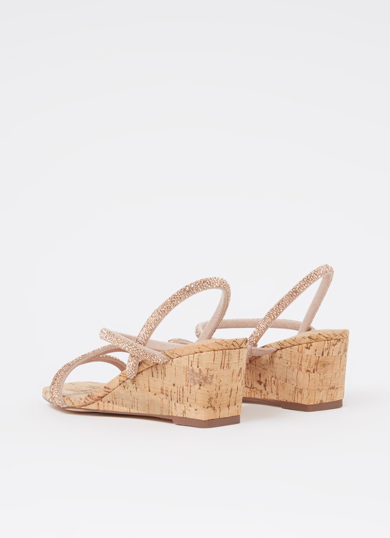 Dune London Kalia sandalette with rhinestones