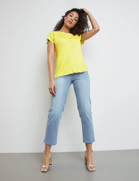 T-Shirt mit Pailletten-Dekor