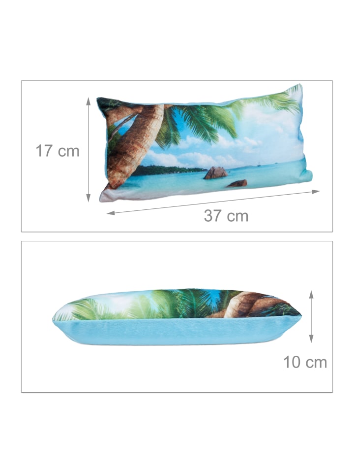 relaxdays Badewanenkissen Strand in Bunt günstig kaufen onesize
