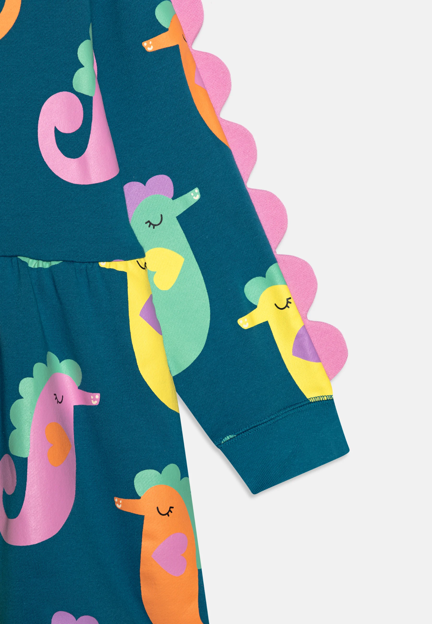 Stella McCartney Kids VESTIDO NIÑA ESTAMPADO CABALLITOS DE MAR - Vestido de verano