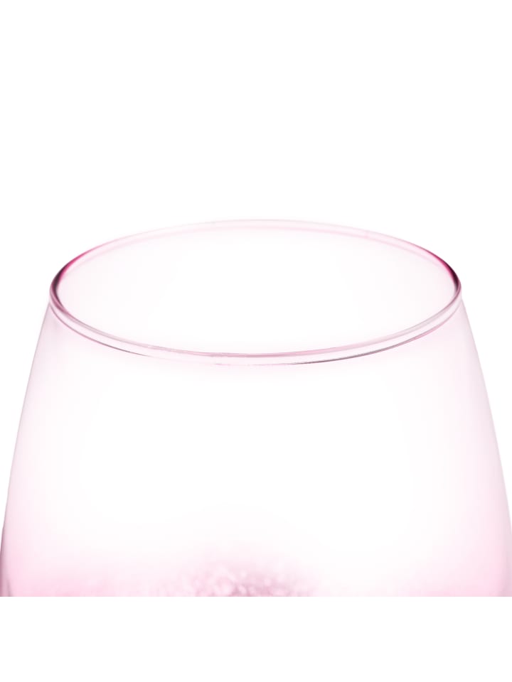 relaxdays 2 x Weingläser in Rosa - 500 ml günstig kaufen onesize
