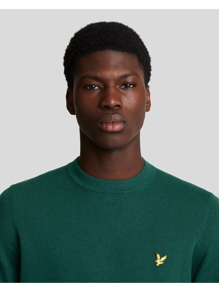 Lyle & Scott Strickpullover in Grün günstig kaufen S