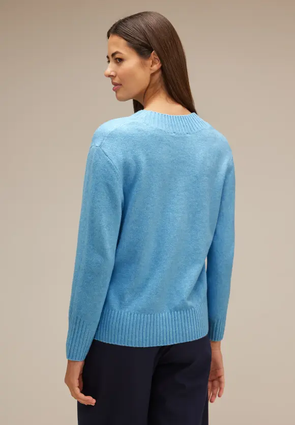 Street One Pullover mit V-Ausschnitt