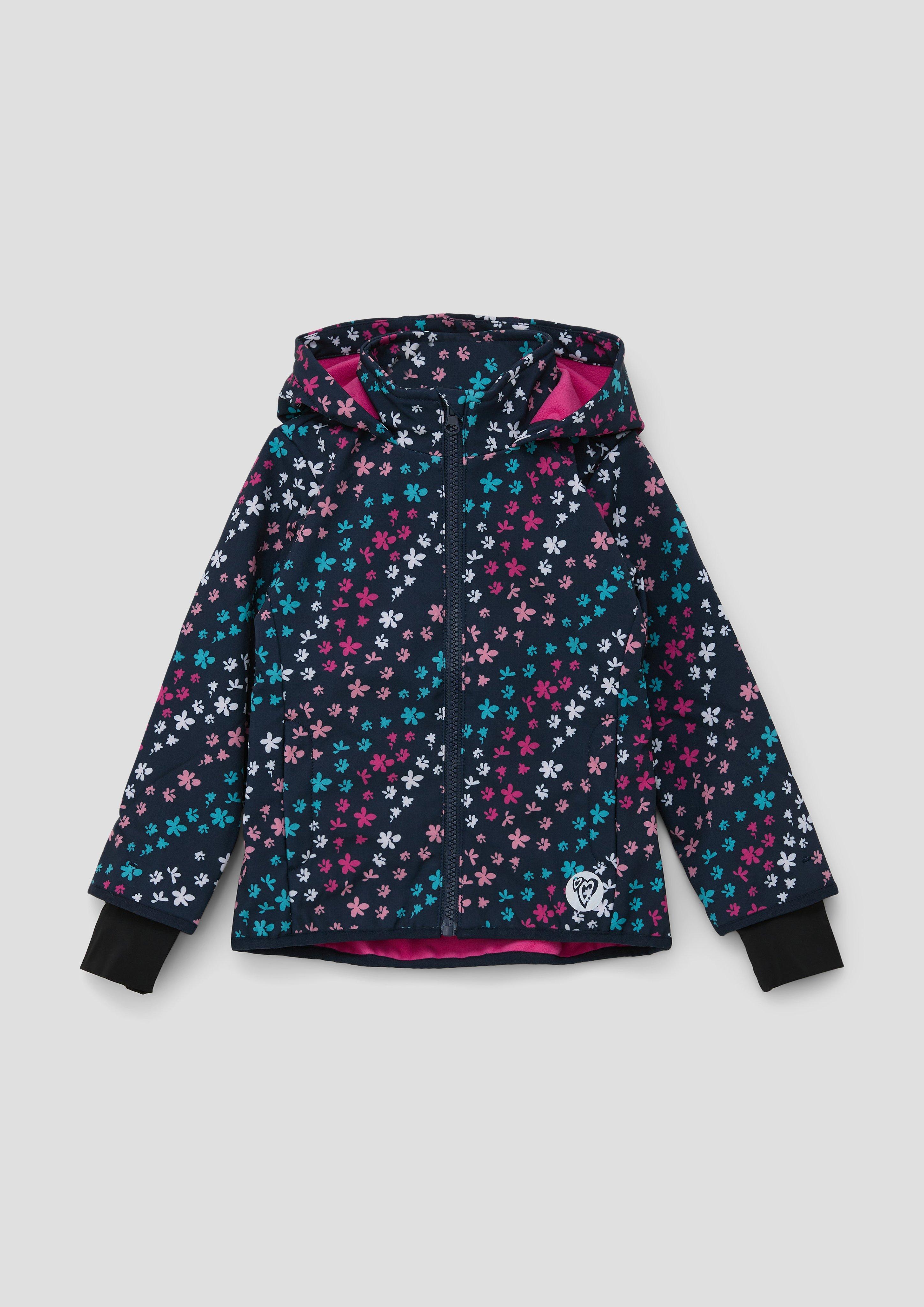 Softshelljacke mit Print-Details  2132155-59A1