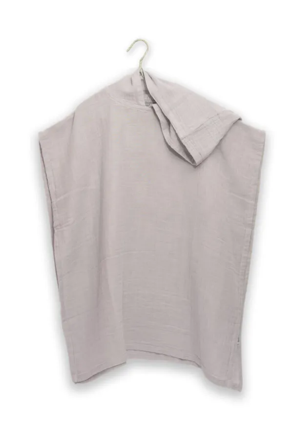 Messido  Musselin-Poncho Grau 52 cm x 84 cm