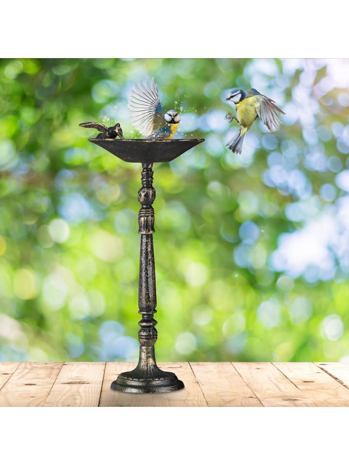 relaxdays Vogeltränke in Bronze günstig kaufen onesize