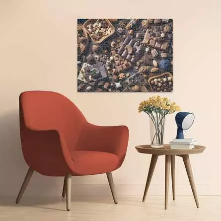 Puzzle 2000 Teile - Schokoladenparadies