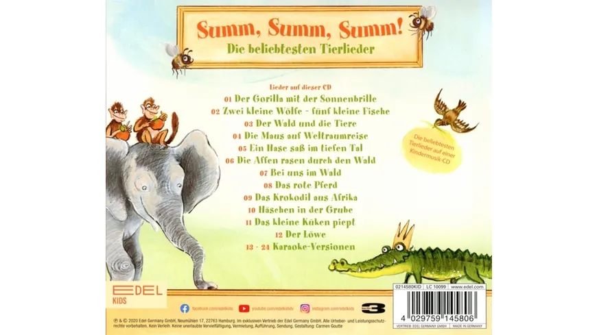 Summ,Summ,Summ-Tierlieder