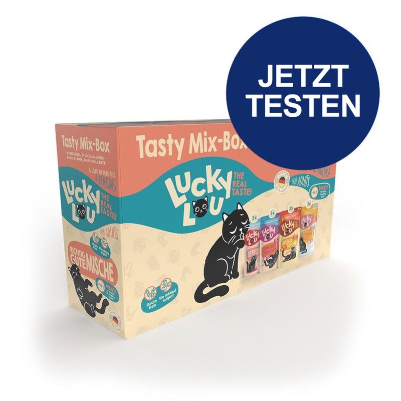 Probierpaket Lucky Lou Adult 12 x 125 g zu TOP-Preisen | bitiba %