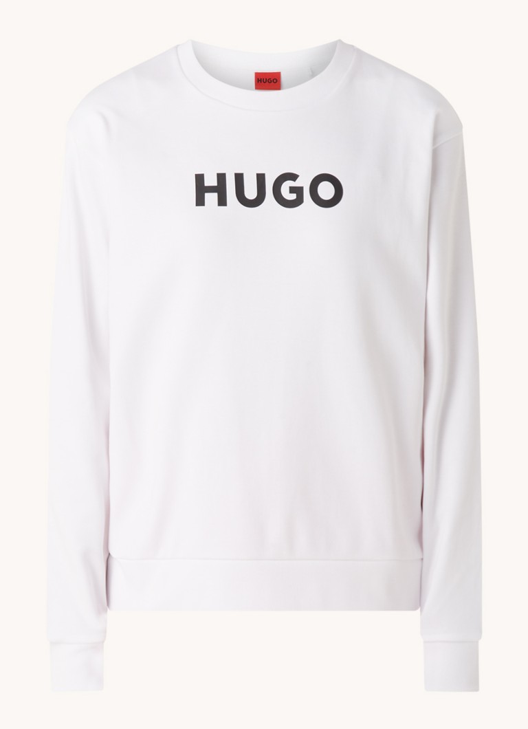 Pulover Hugo BOSS cu logo imprimat
