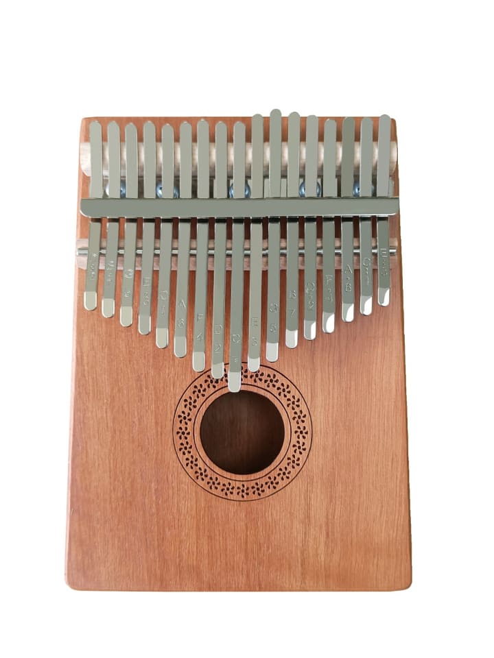 Intirilife 17-Tasten Kalimba Daumenpiano in Dunkelbraun günstig kaufen onesize