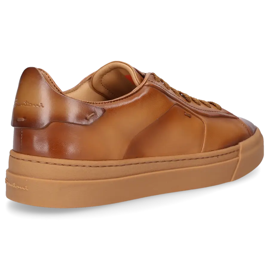 Santoni - Sneaker low 21554 Kalbsleder - beige