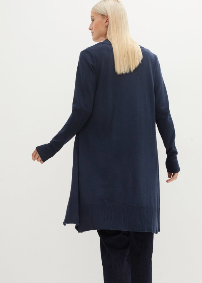 Longstrickjacke