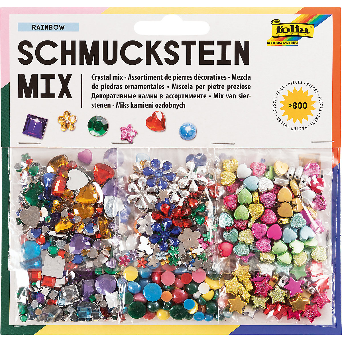 Schmucksteinset XL, über 800 Teile