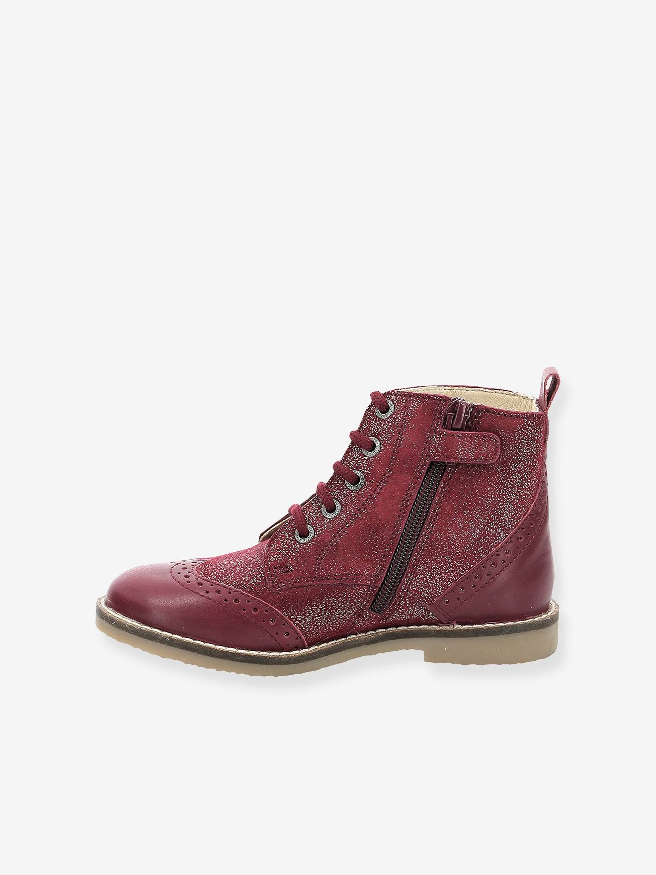Bottillons cuir fille Tyrol KICKERS® noir