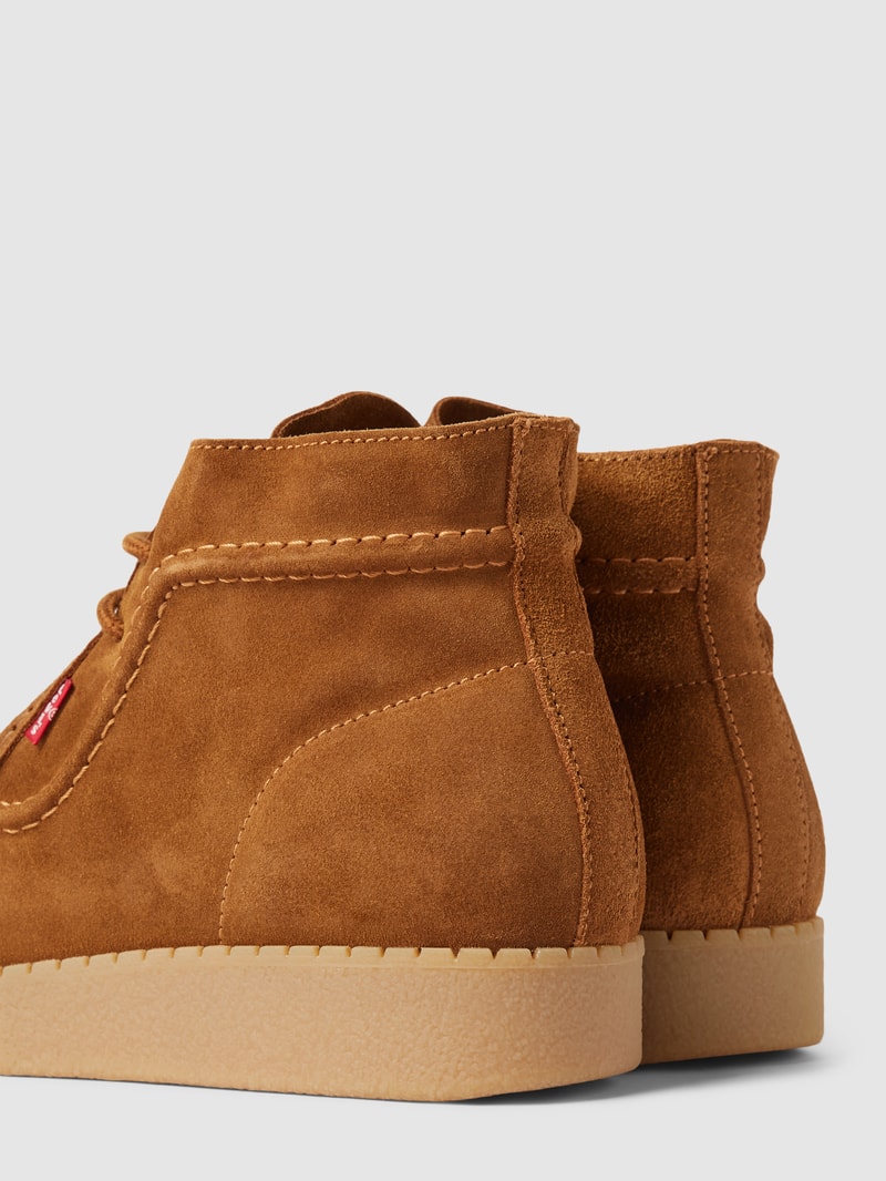 Boots aus Leder Modell 'RED TAB' in cognac