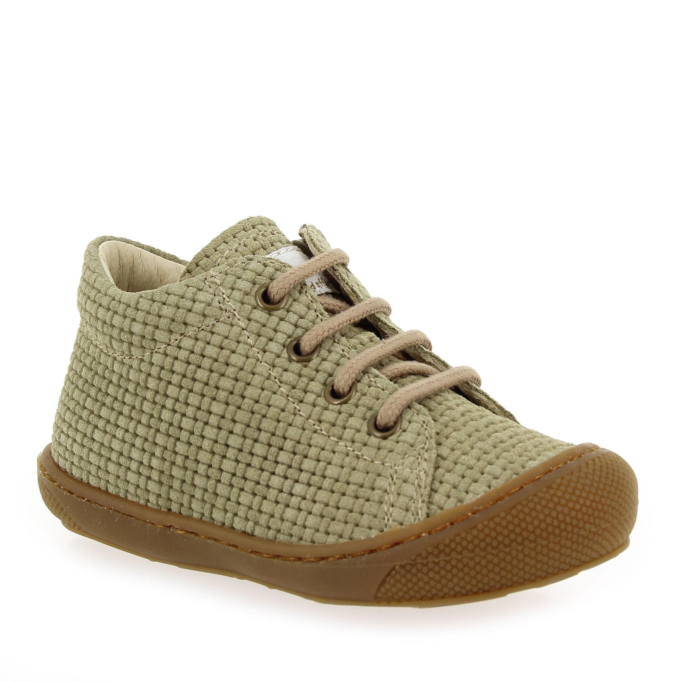 Naturino  COCOON ZIP SUEDE BOY - Kaki Beige
